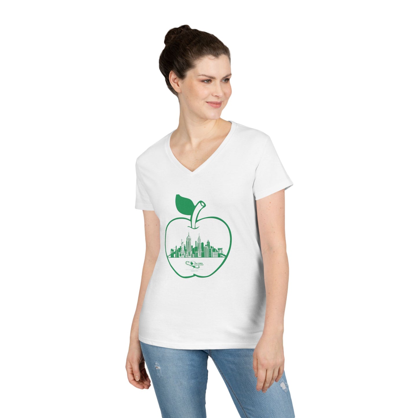 Links Big Apple Women's V-Neck T-shirt