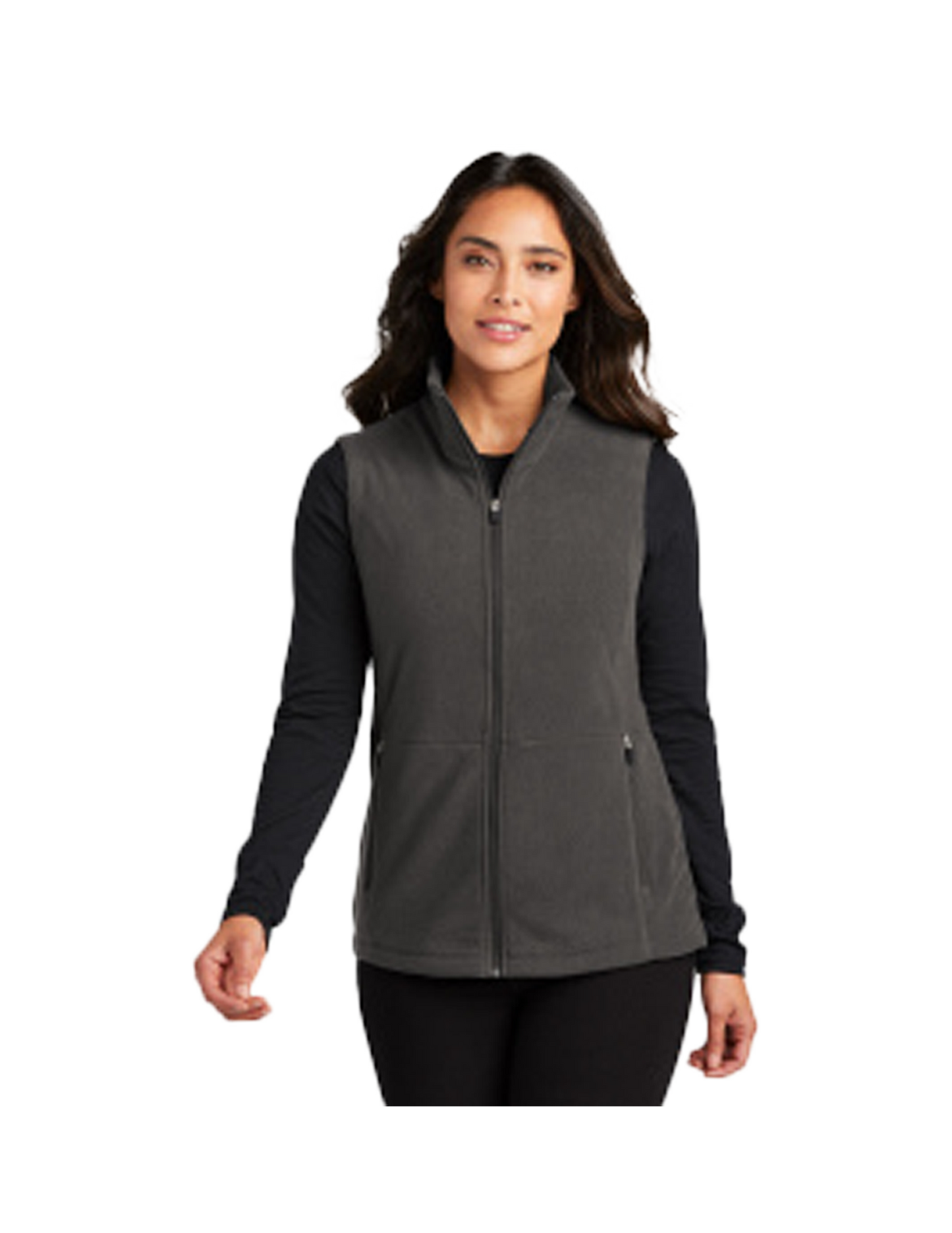 Women's Micro Fleece Vest w/ left chest embroidery