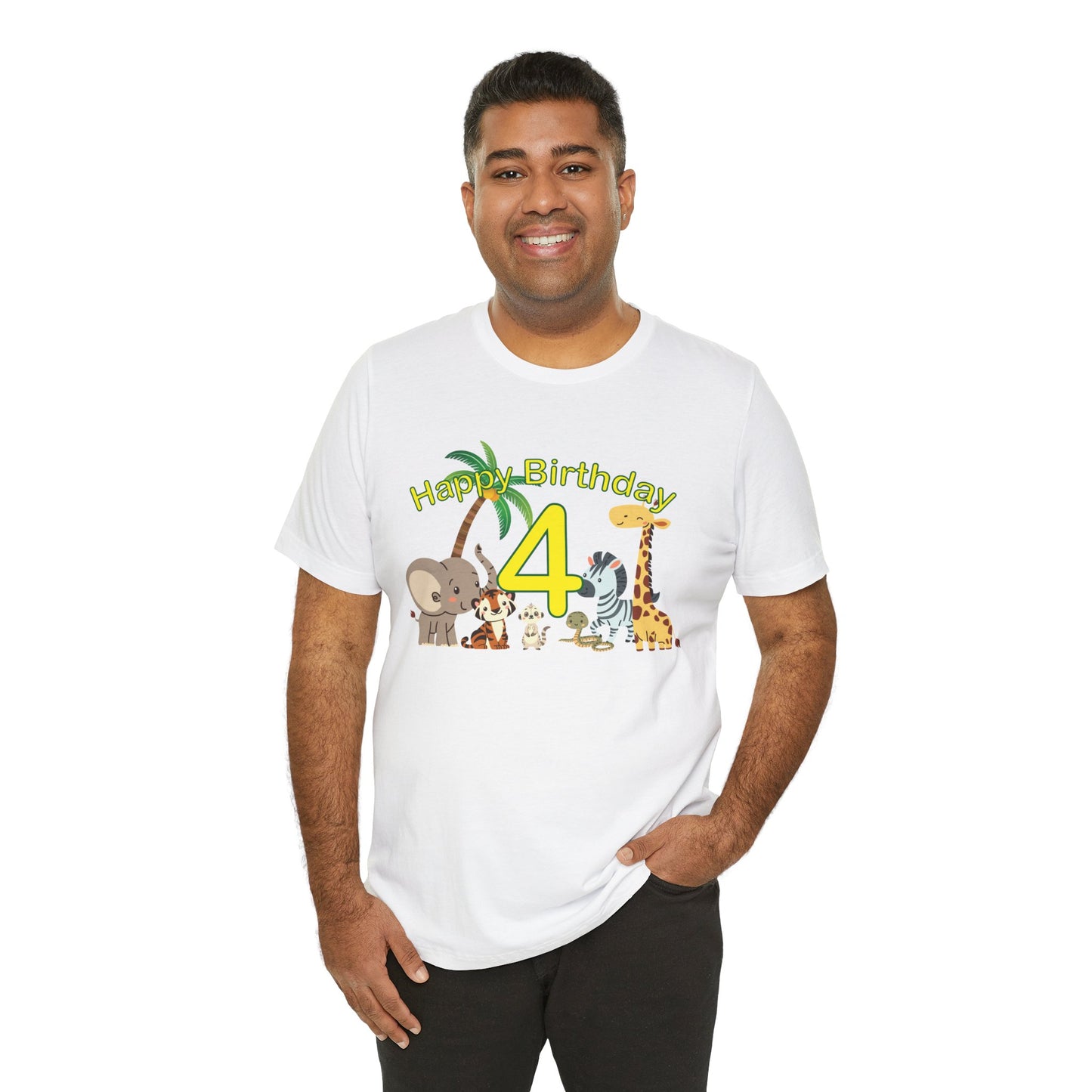 Safari Birthday Unisex Adult T Shirt