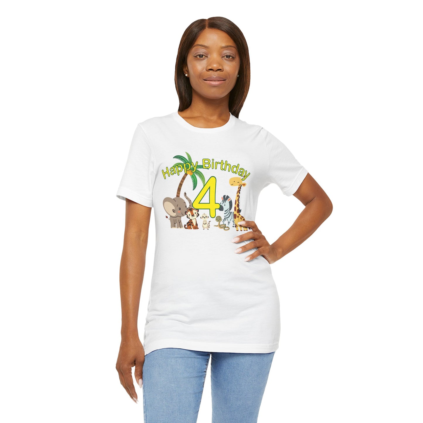 Safari Birthday Unisex Adult T Shirt