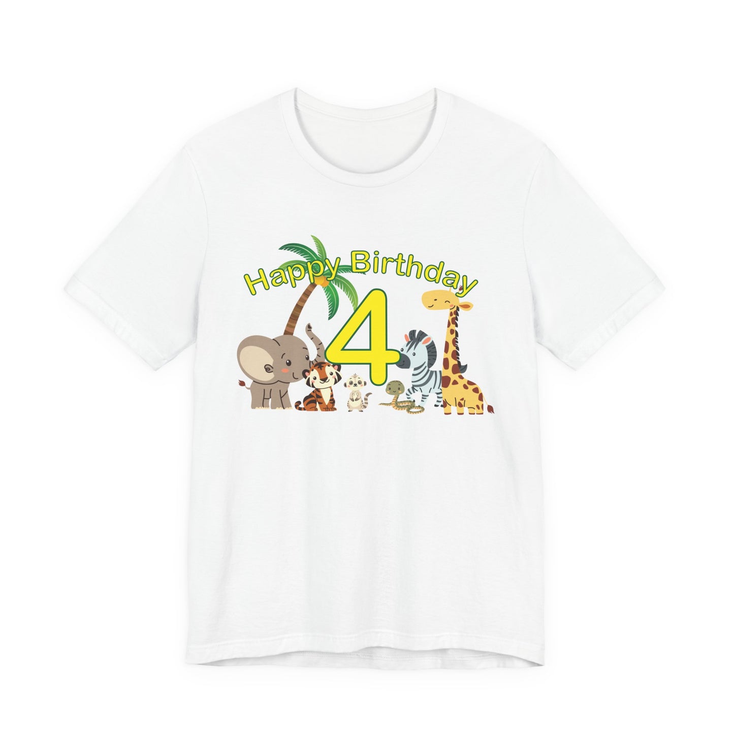Safari Birthday Unisex Adult T Shirt