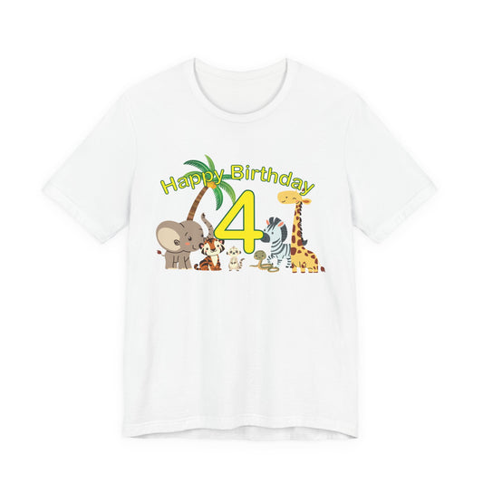 Safari Birthday Unisex Adult T Shirt